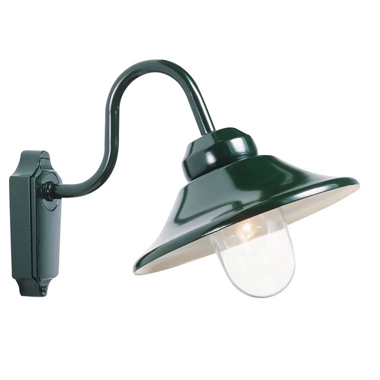 Barn lamp Vega E27 dark green