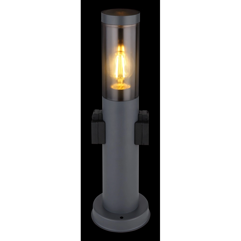 Garden lamp Boston anthracite with socket Globo 9007371430741