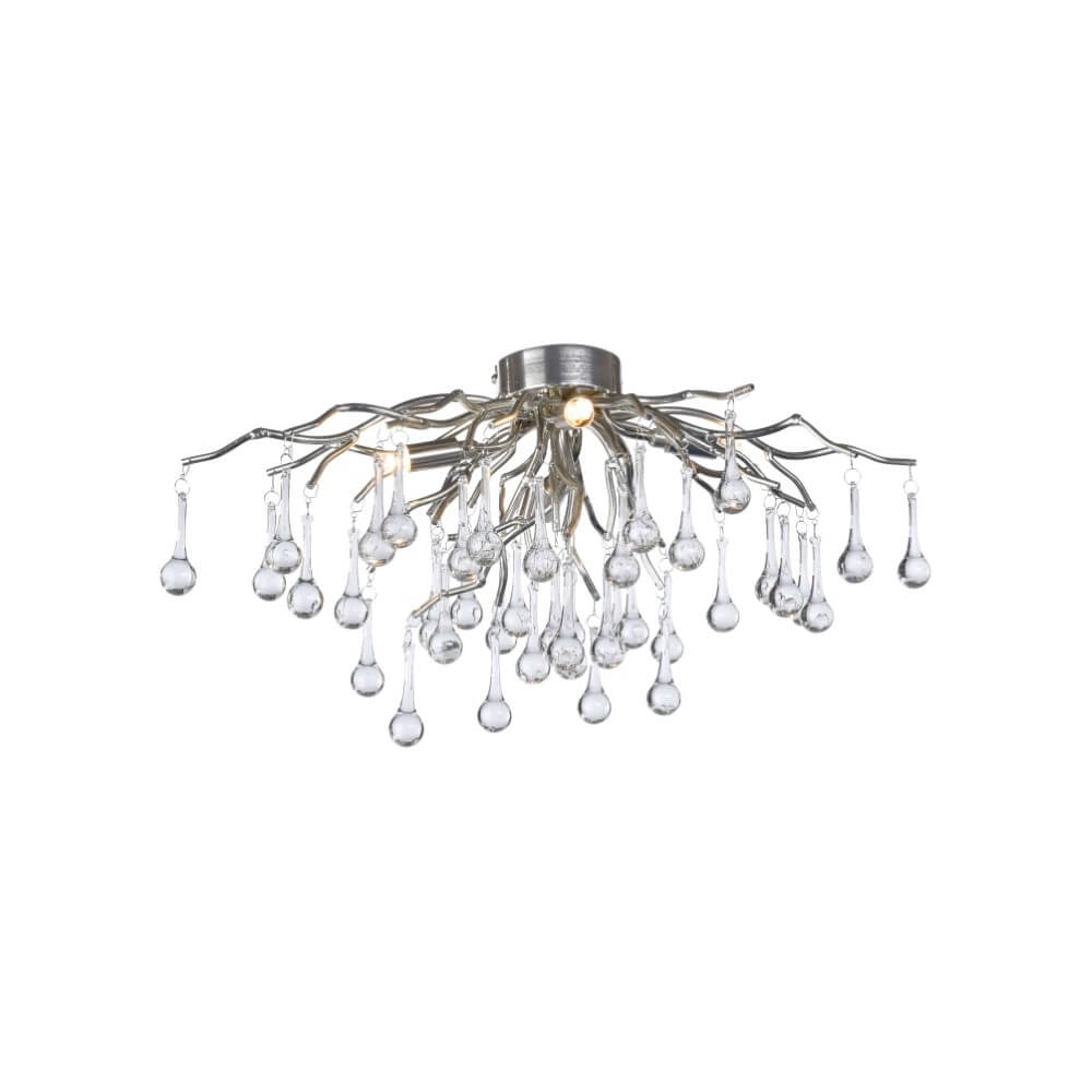 Chandelier Icicle metal 60cm Paul Neuhaus 4012248352076