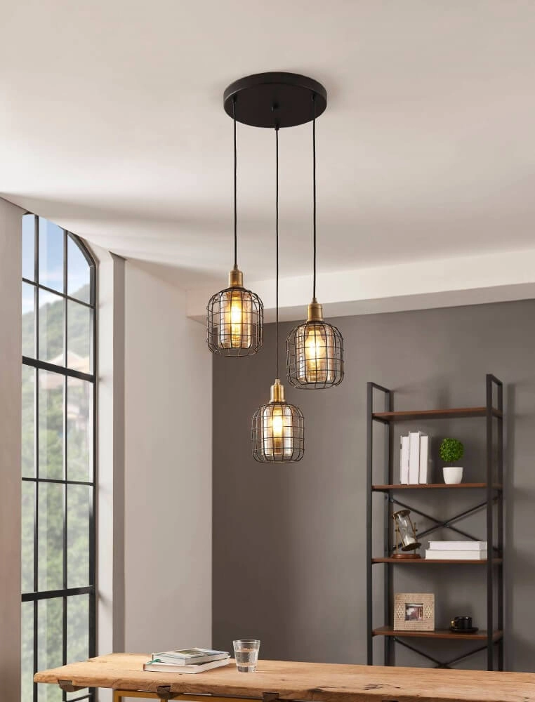 Vide pendant lamp Chisle 3-light Eglo 9002759434991
