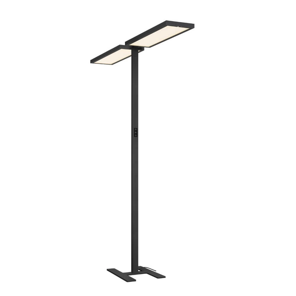 Led Office Floor Lamp Worklight Pro black - double SLV 4024163277976