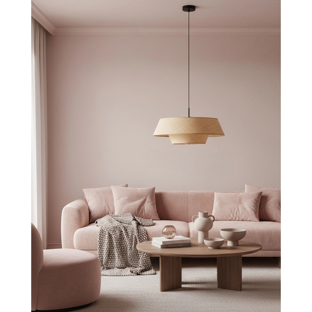 Scandinavian pendant lamp Marford Ø 50cm - 1x E27 Eglo 9002759440961