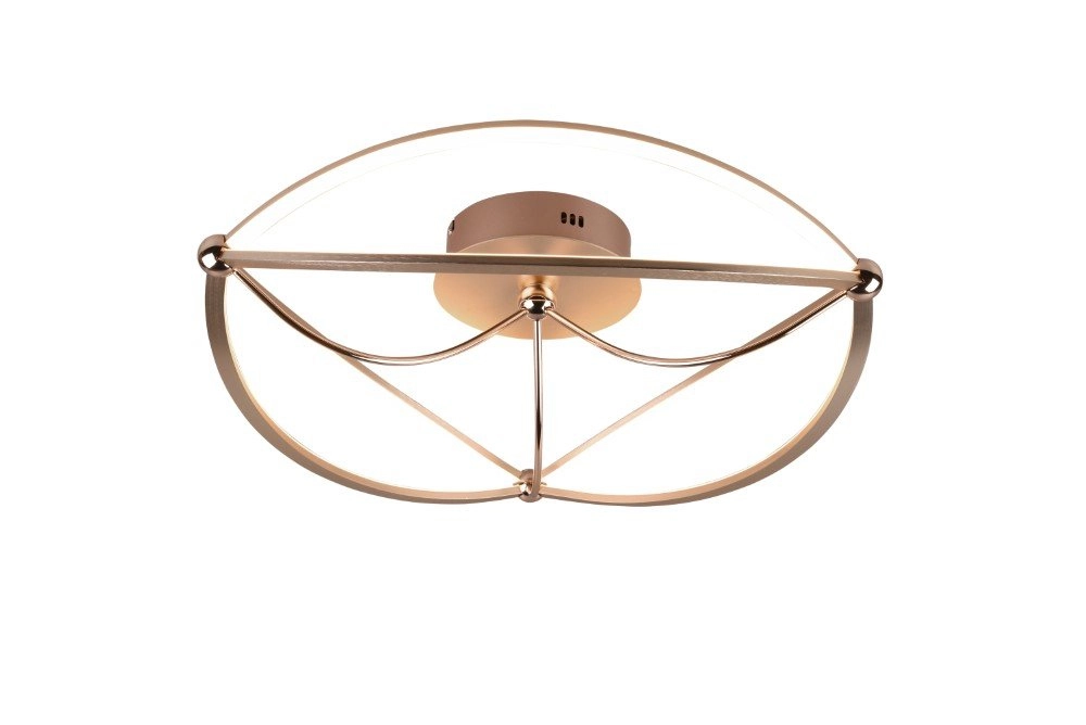 Bronze ceiling lamp Charivari Ø 62cm Trio 4017807461138