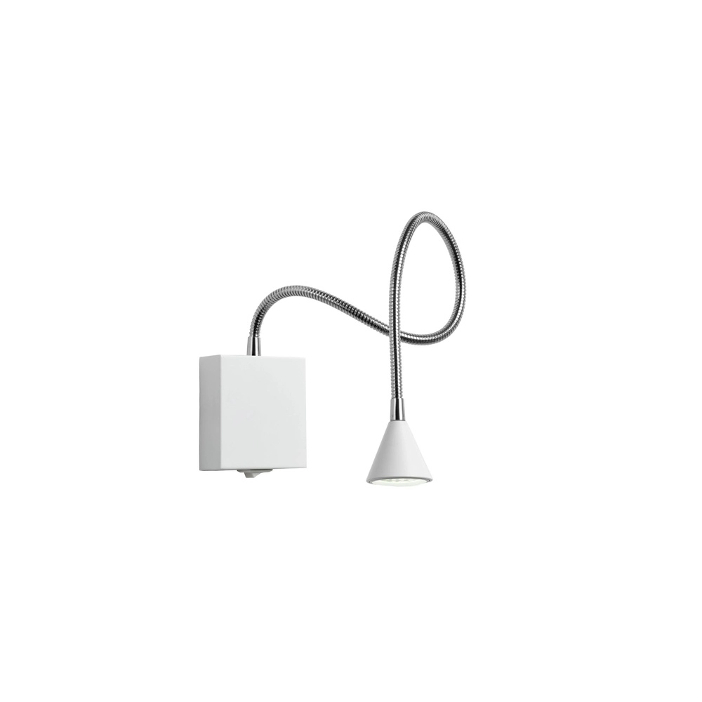 Bed reading light Buddy 4000K white Lucide 5411212185549