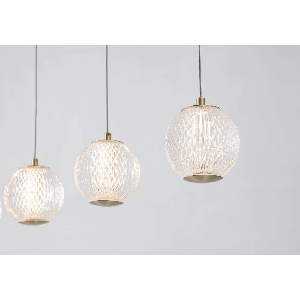 5-light pendant lamp Allure Oriental Searchlight 5053423273976
