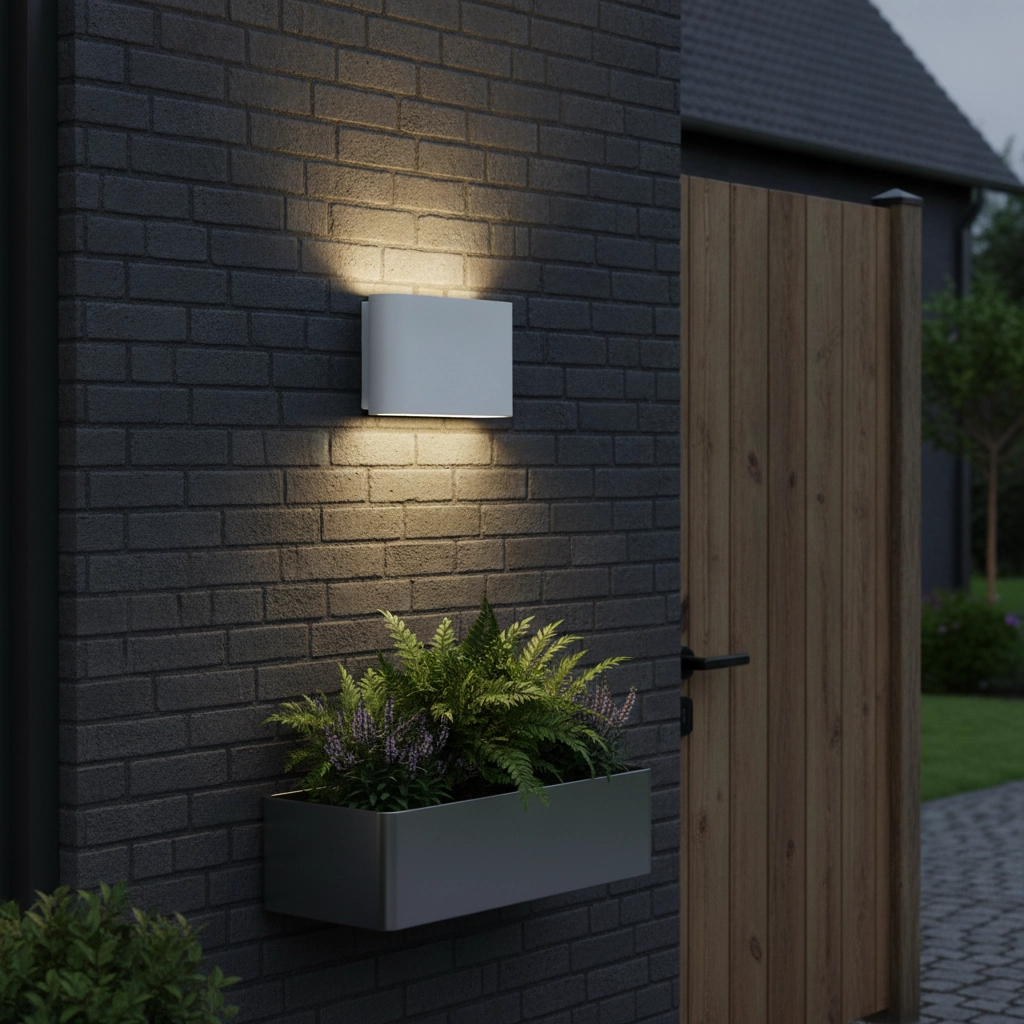 Sleek wall spotlight Soho M white