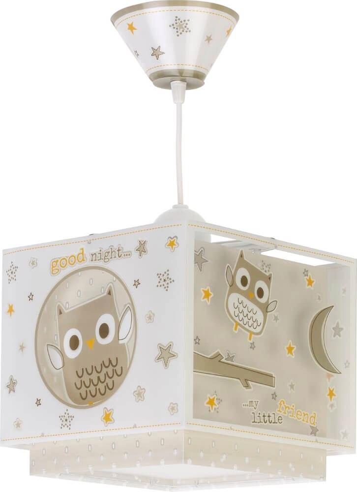 Pendant lamp Good Night with owl Dalber 8420406002903