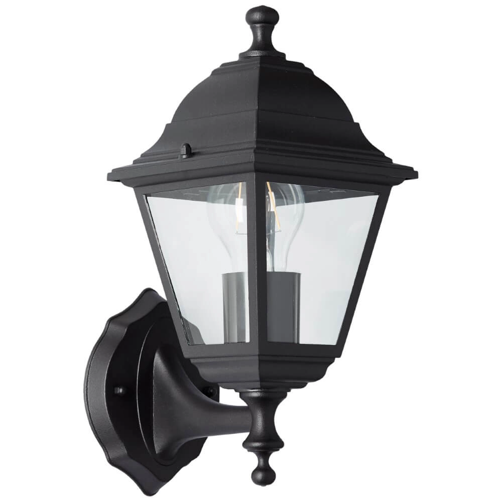 Black wall lamp Nissie up Brilliant 4004353356506
