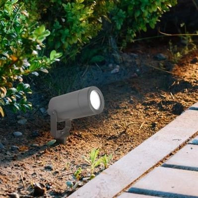 Grey spike spot Splot Searchlight 5053423164878