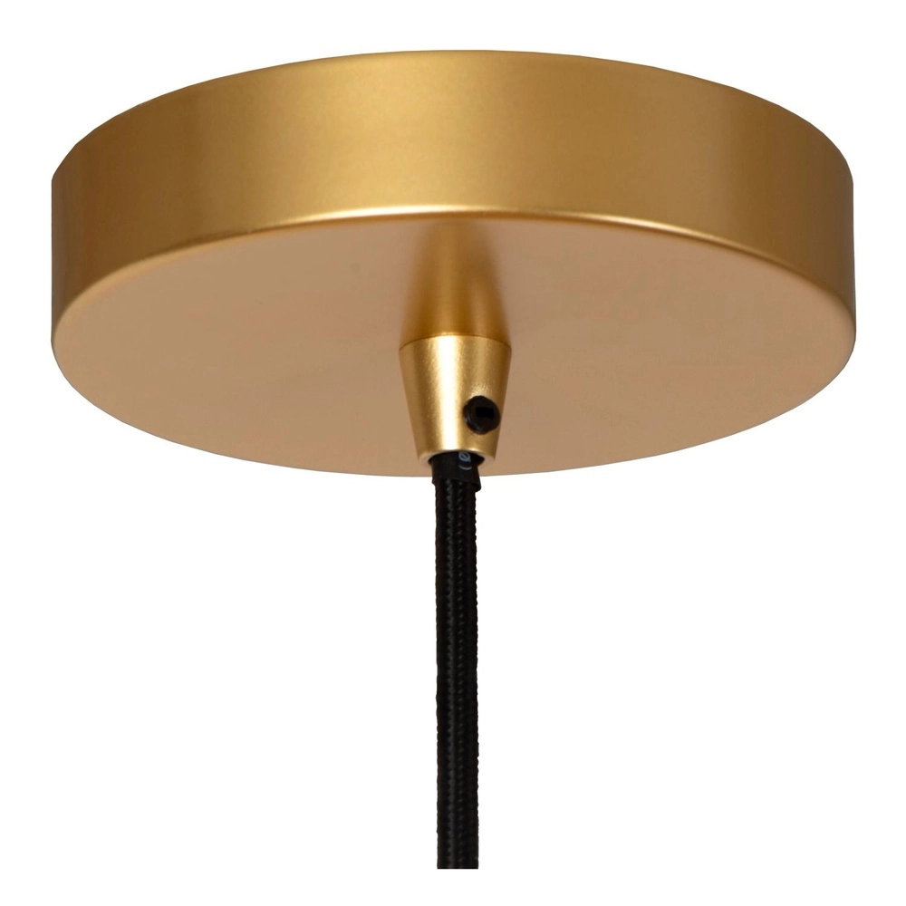 Mesh pendant lamp Mesh Ø 85cm gold for loft Lucide 5411212211965