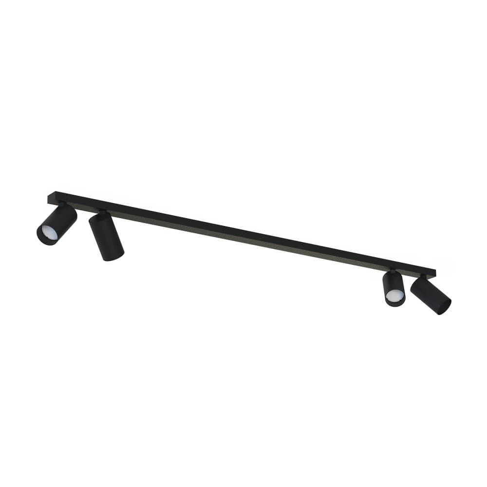Black long surface-mounted spot Mono