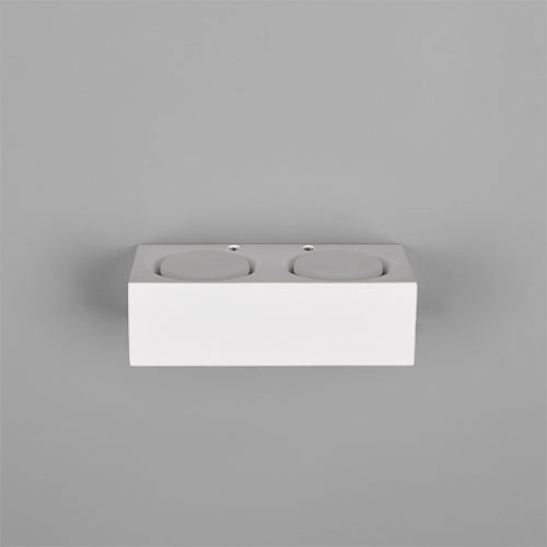 Design wall lamp Mattone plaster - white Trio 4017807692396
