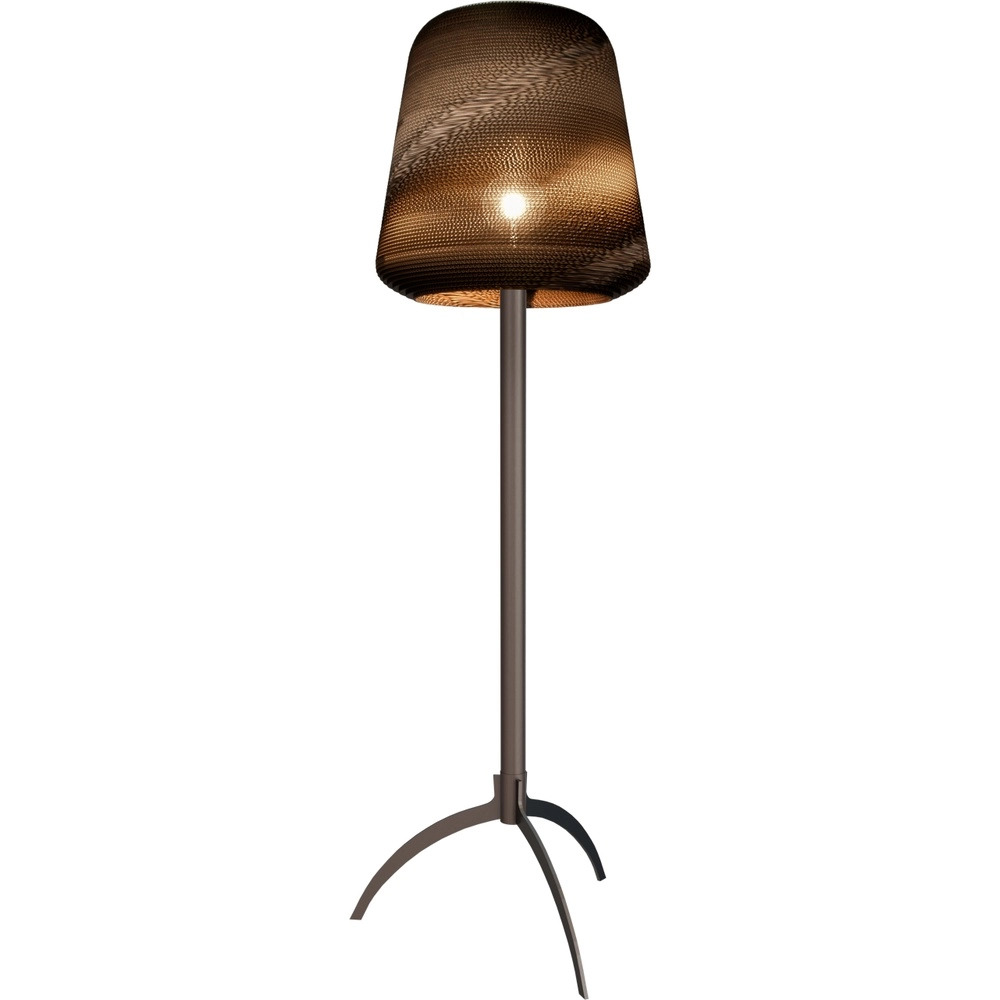 Cacao tripod Carta Moody Ø 54cm Think Paper shade
