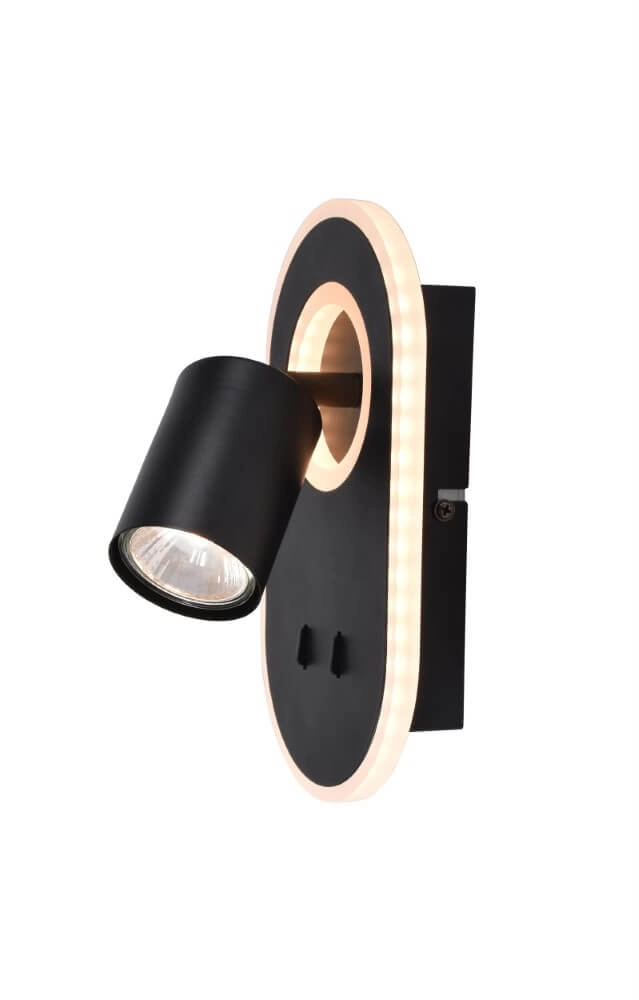 LED wall spotlight Kimon black