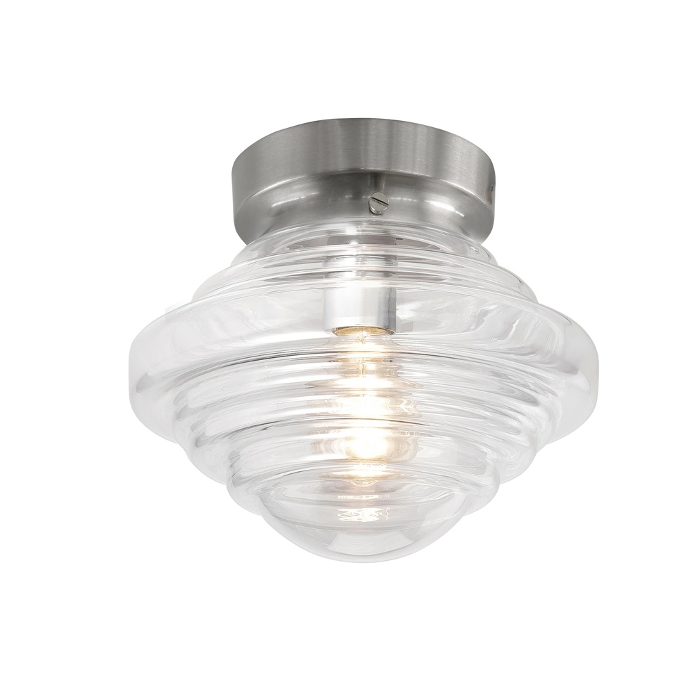 Ceiling lamp York clear glass Ø 25cm