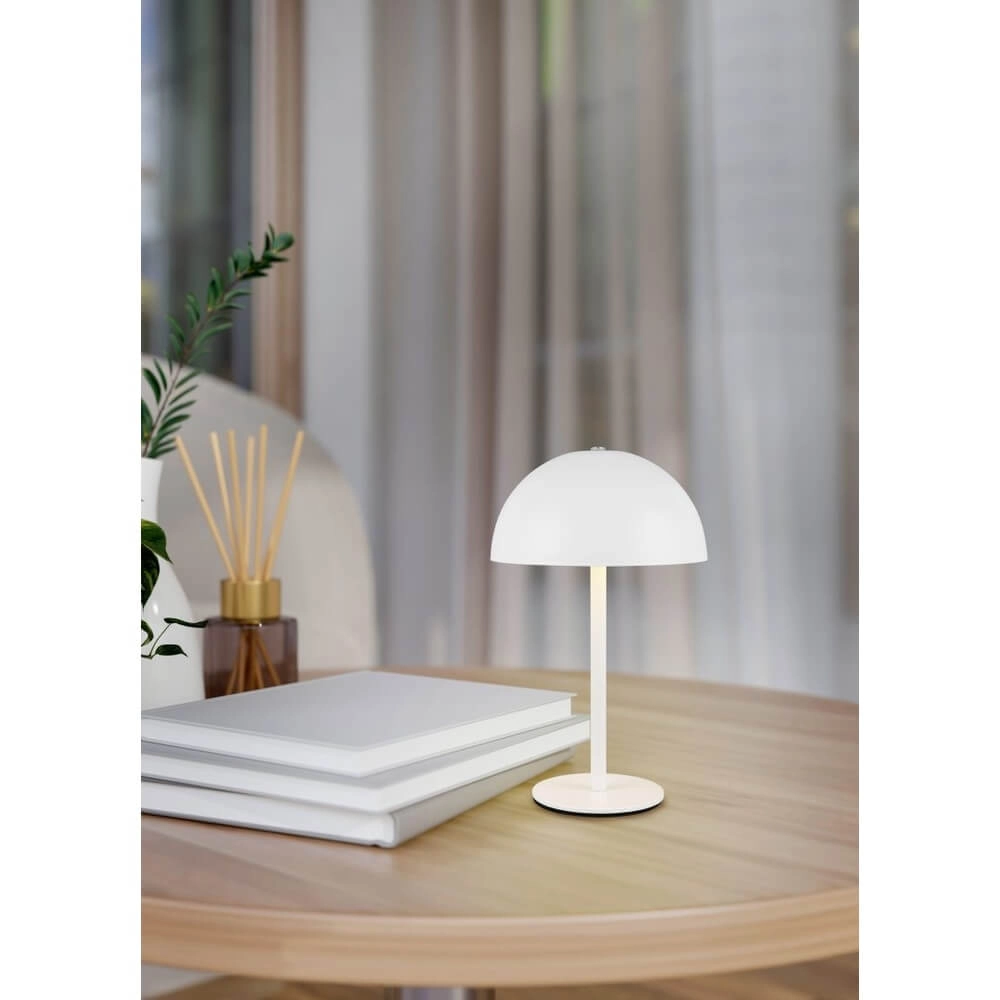 Table lamp Munoz white Ø 13cm Trio 4017807640847