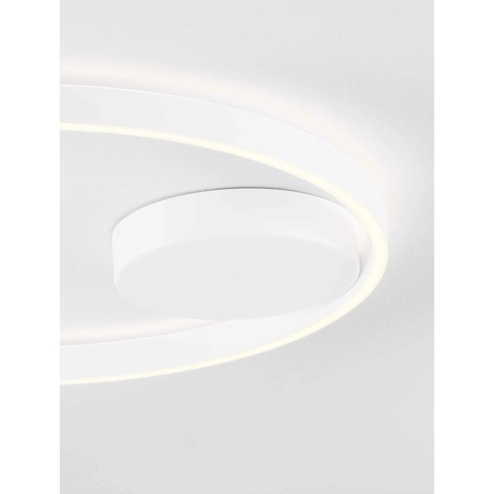 Ceiling lamp Hedra round Ø 60cm white Lyora 5212017448873