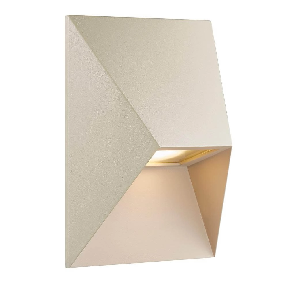 Design wall lamp Pontio sand brown 15cm
