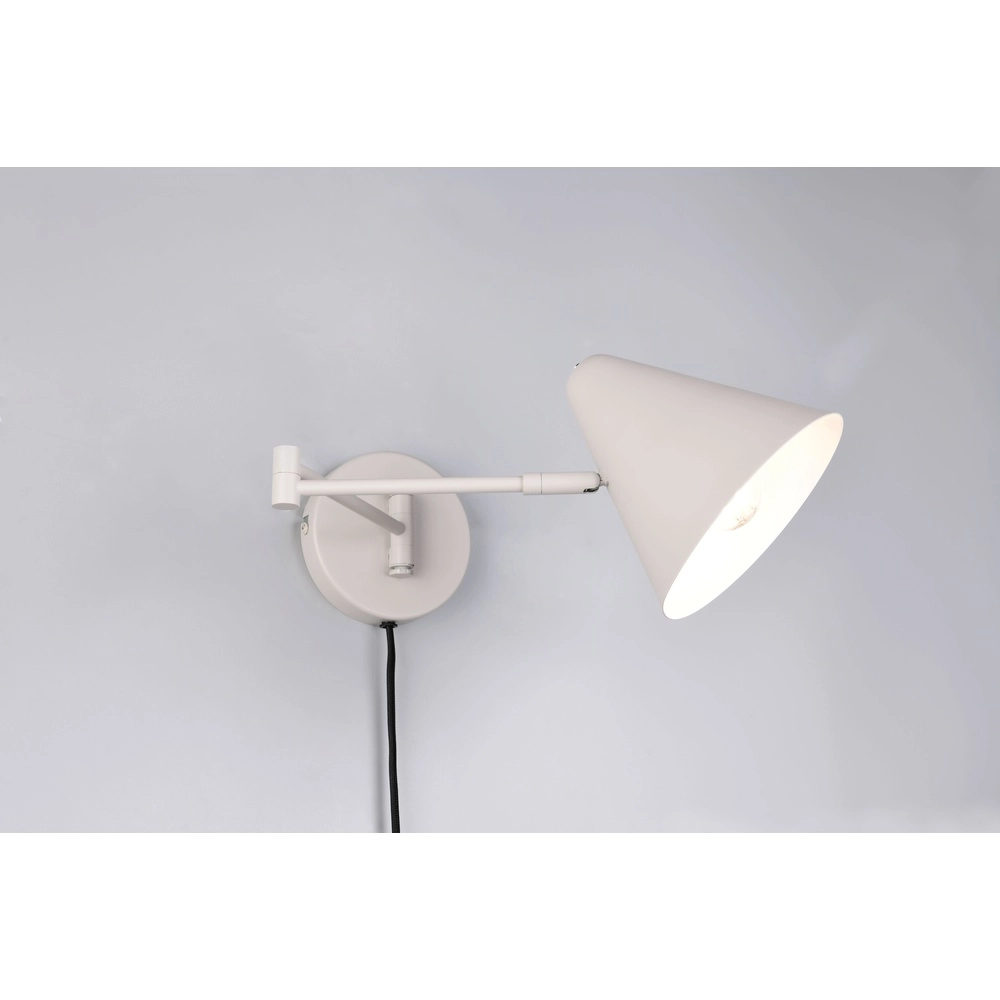 Design wall lamp Cosima grey Trio 4017807660036