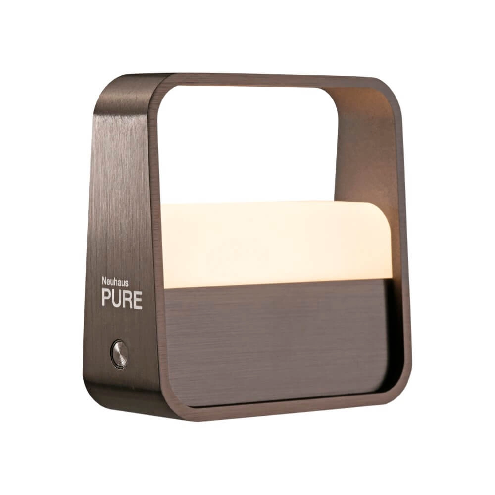 Designer table lamp Pure Go brown Paul Neuhaus 4012248383384