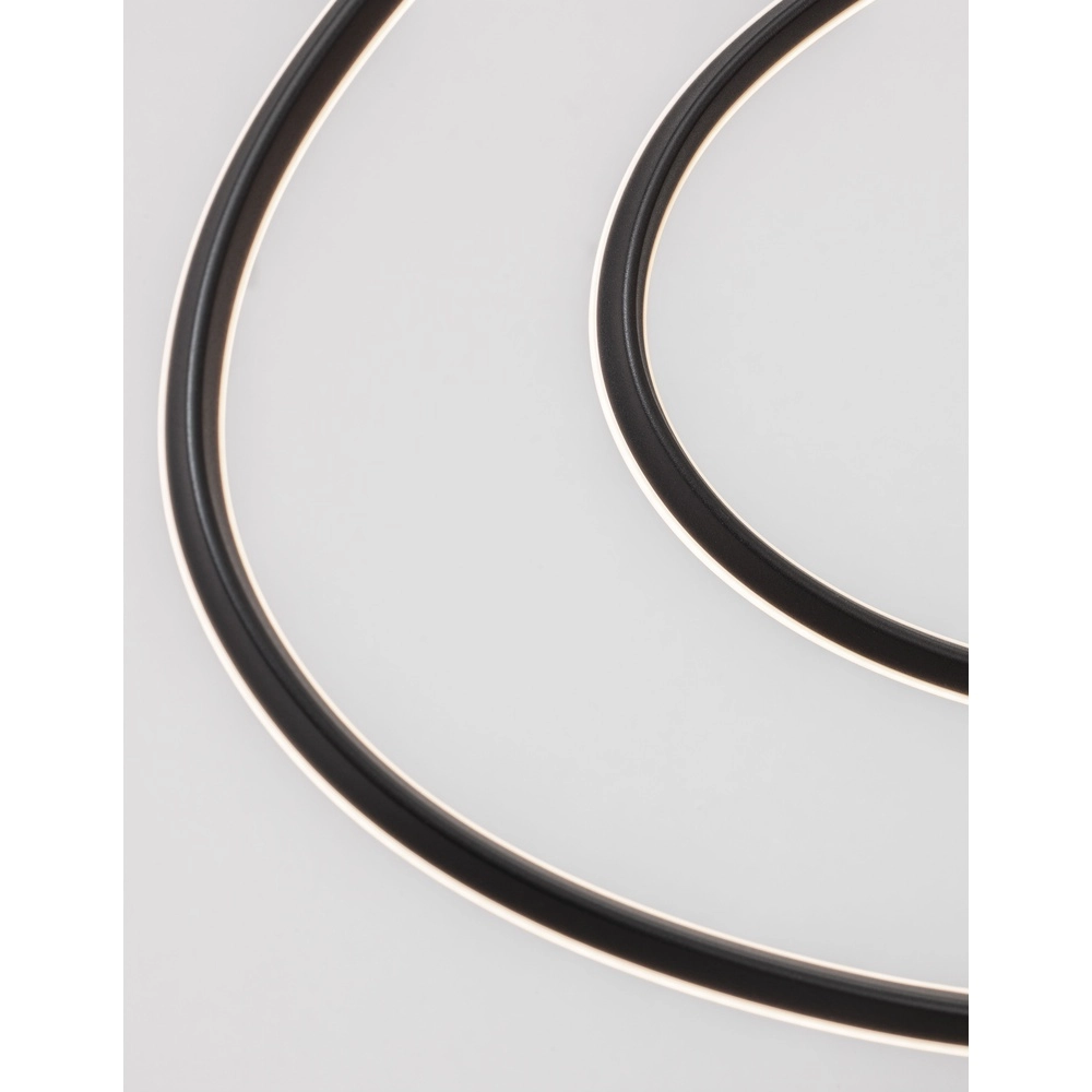 Black pendant lamp Torrente oval Lyora 5212017419613