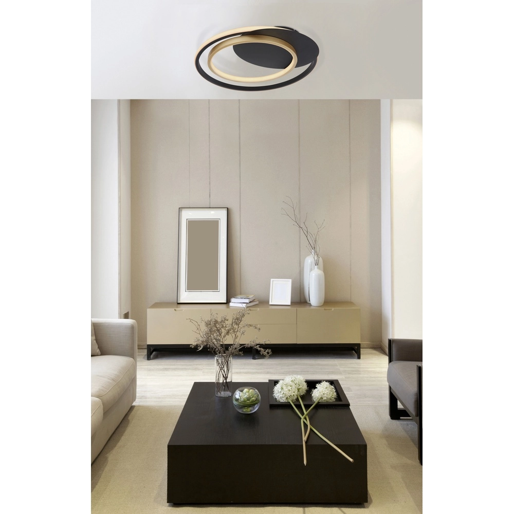 Design ceiling lamp Rodan Black Globo 9007371402526