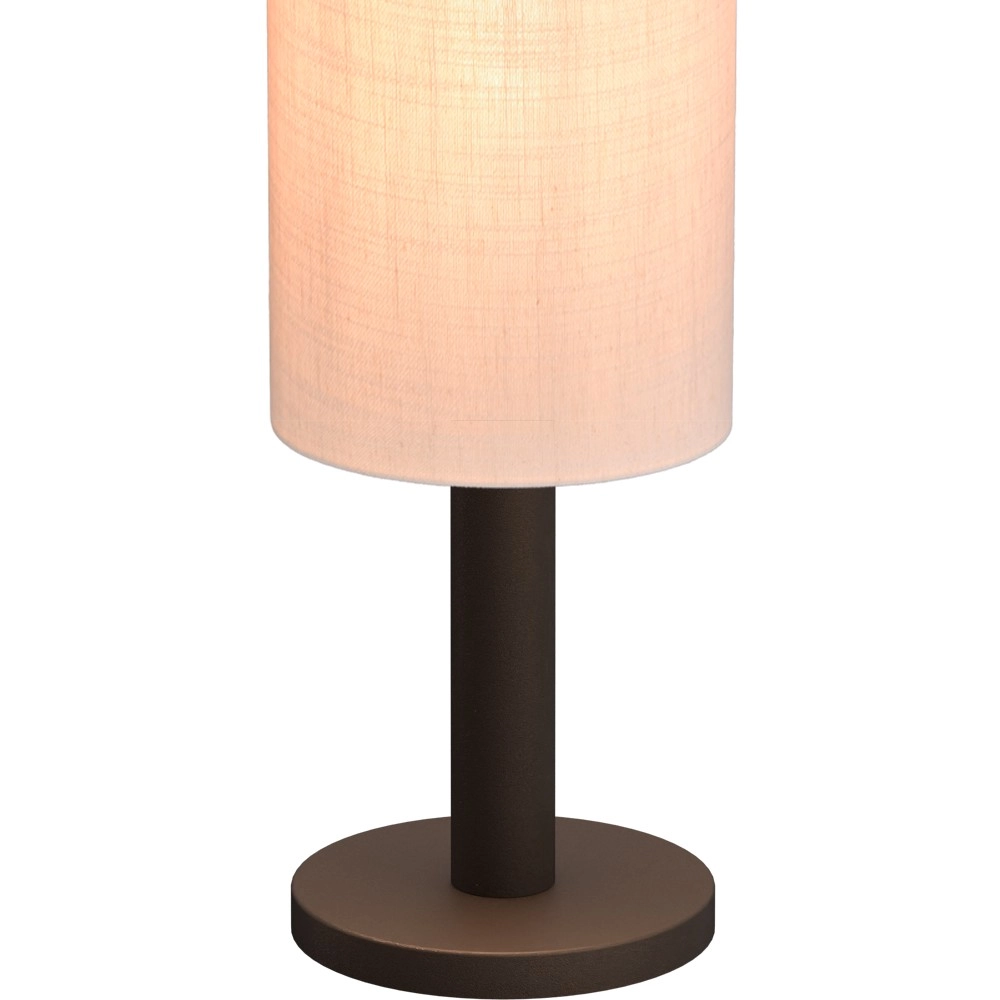 Table lamp Lisbourg Cocoa with off white cap Masterlight