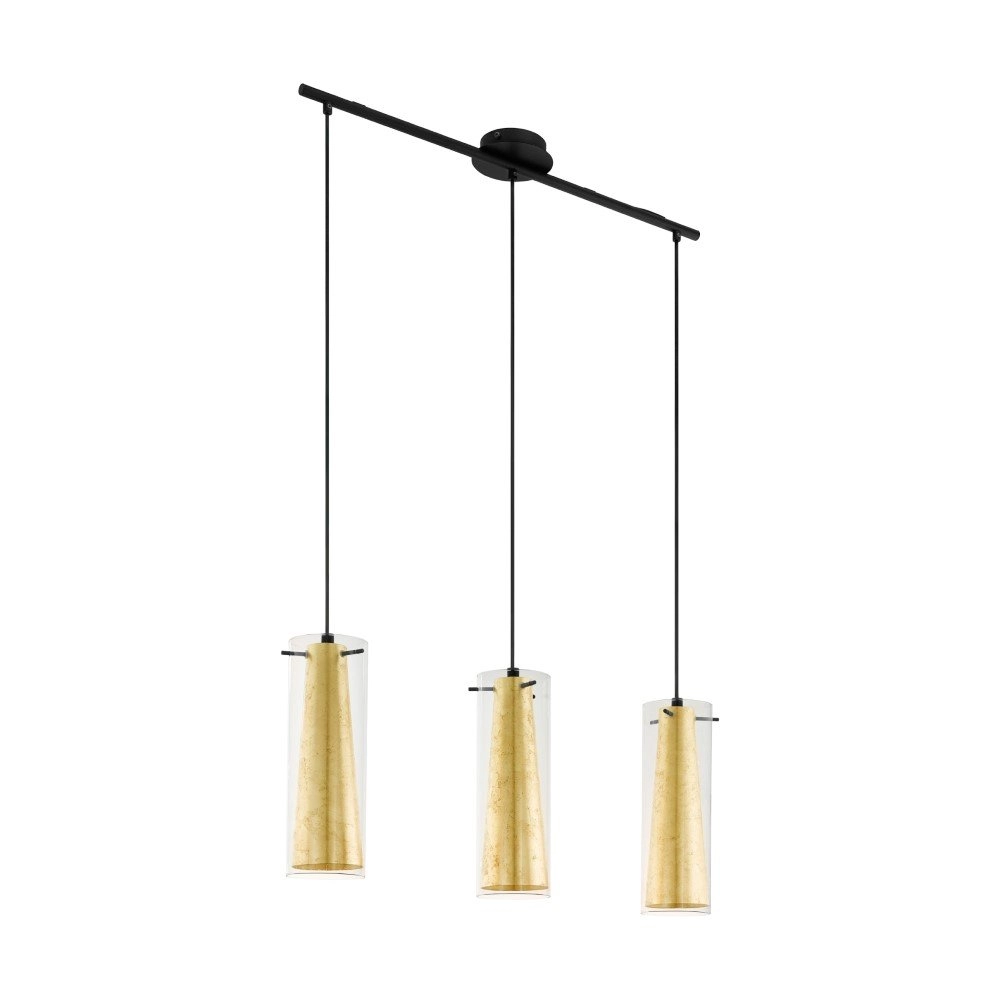 Dining room hanging lamp Pinto Gold Gold