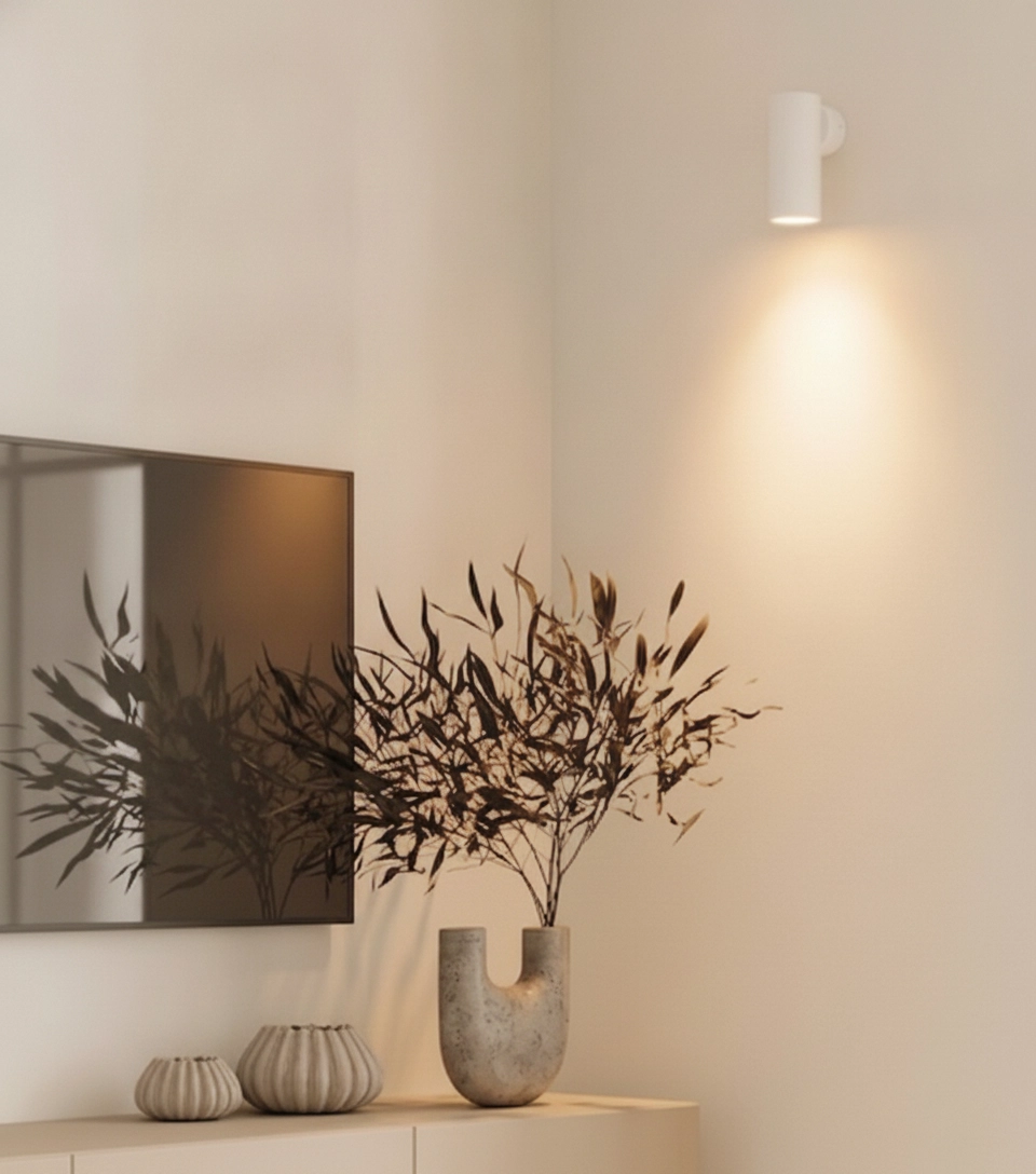 Wall spotlight Comet white
