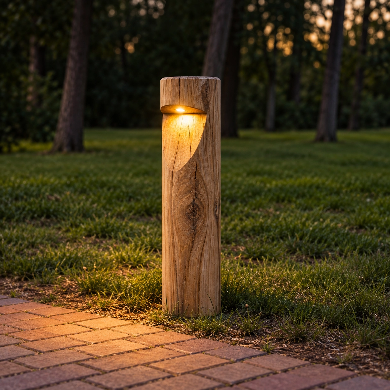 Wooden path lighting Bosco Chestnut - 65cm - PH06 - 2700K