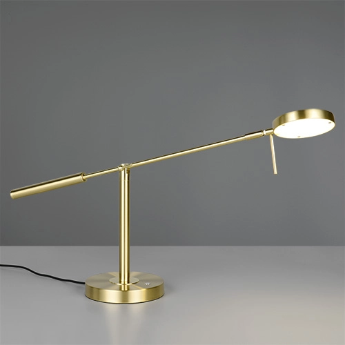 Desk lamp Monza brass Trio 4017807693294