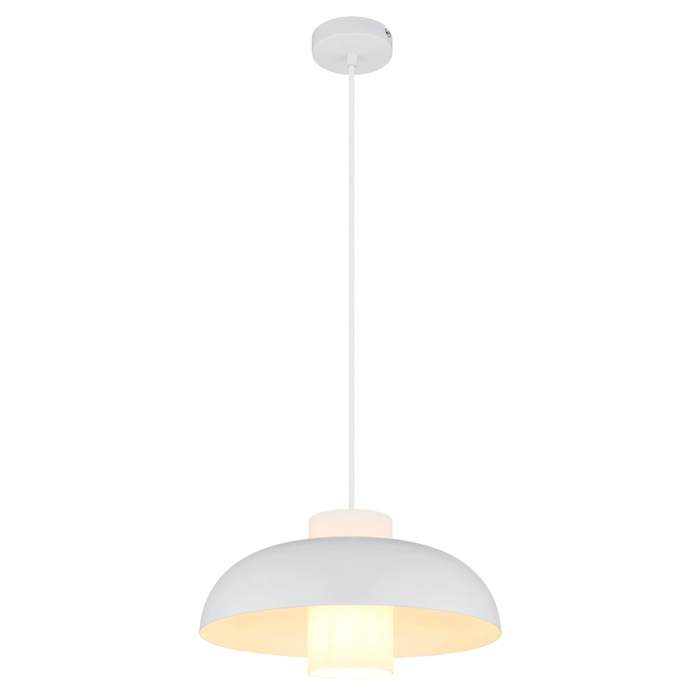 Modern pendant lamp Lowe white Ø 38cm