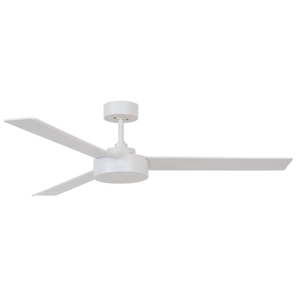 Sleek white fan Lagoon Ø 132cm IP55
