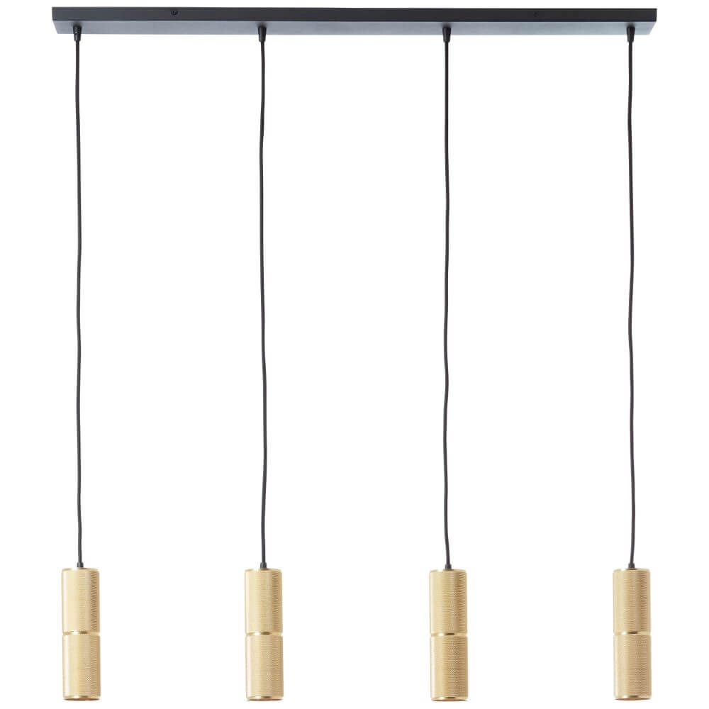 4-light pendant lamp Marty gold Brilliant 4004353438332