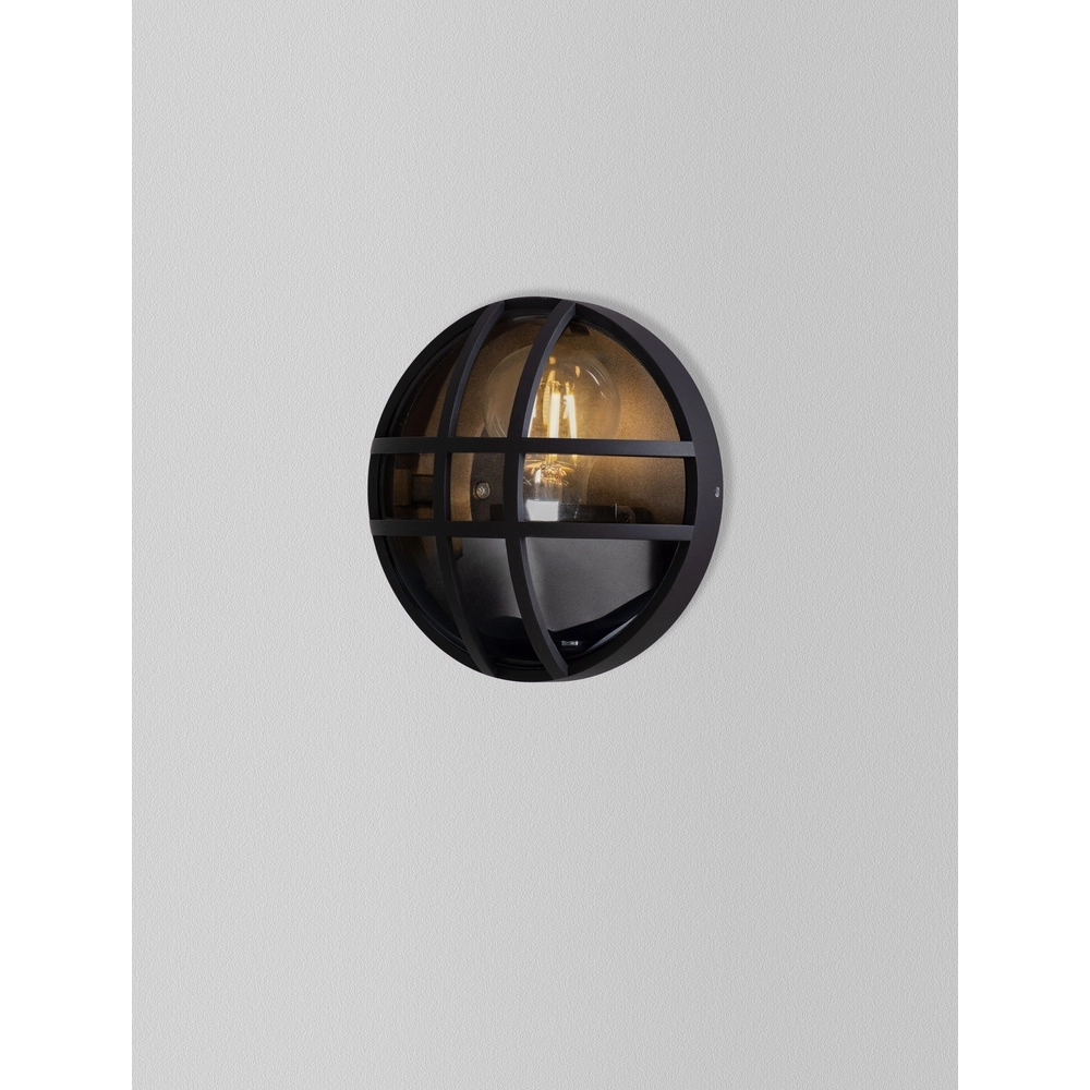 Round wall lamp Amel Classic anthracite
