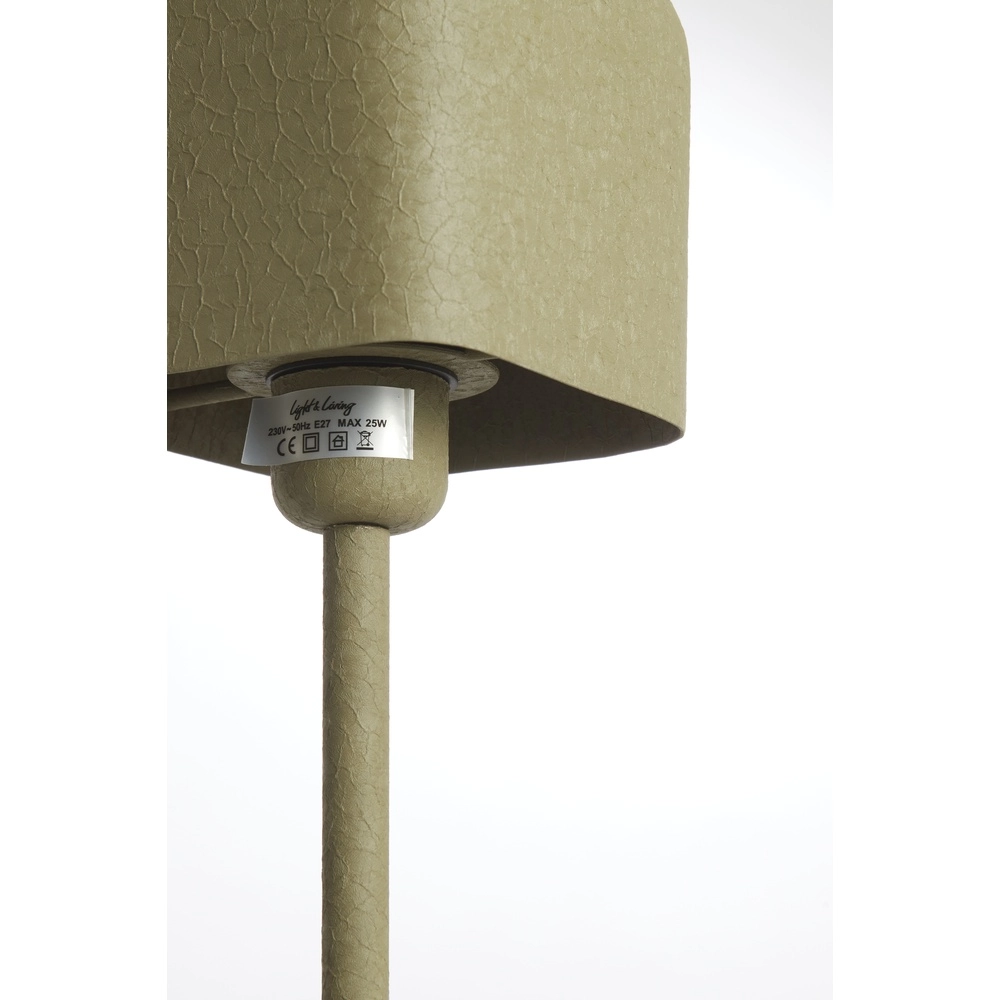 Bedside Lamp Elenie 13x13cm - matte olive green Light & Living 8717807818661