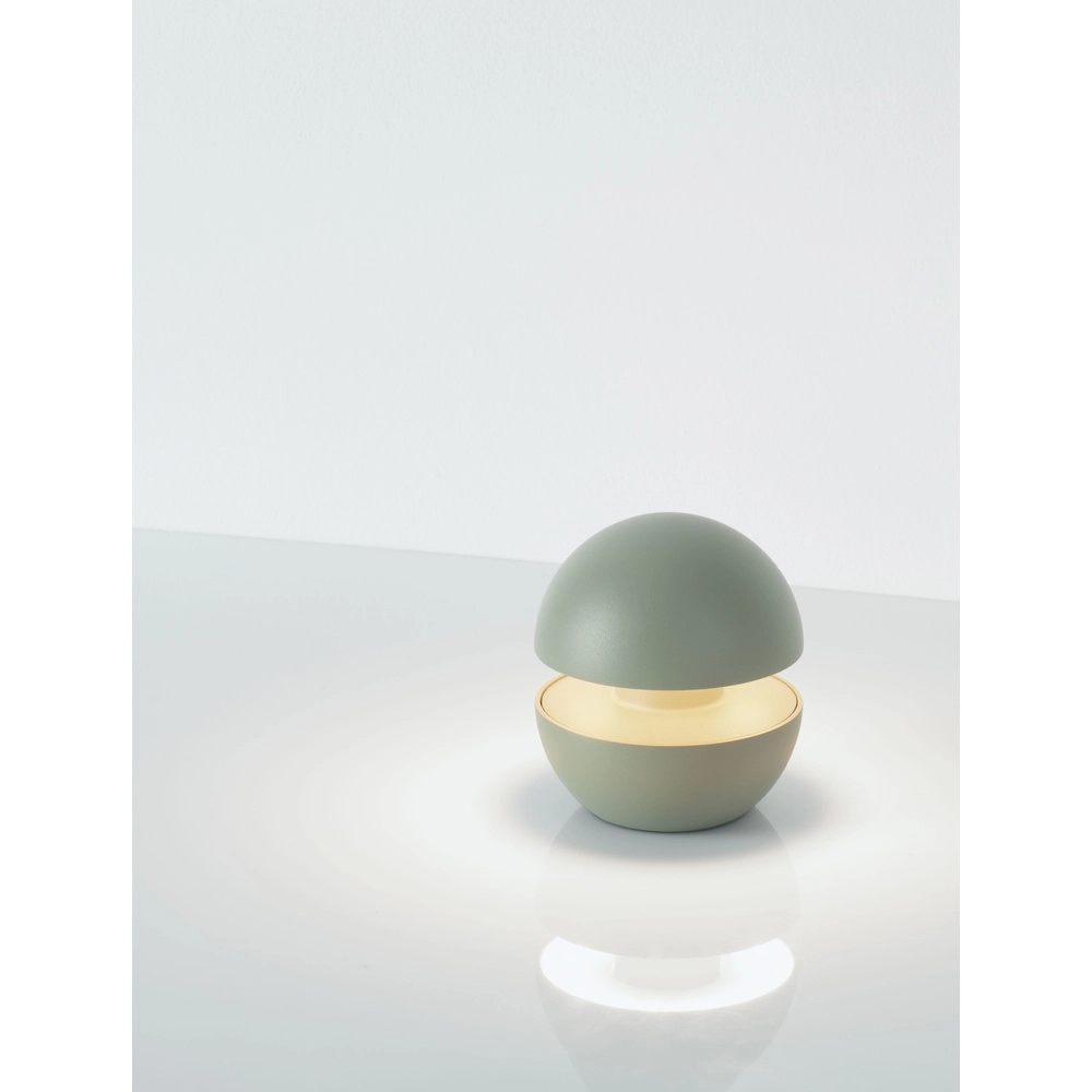 Table lamp Puk rechargeable green Lyora 5212017478542