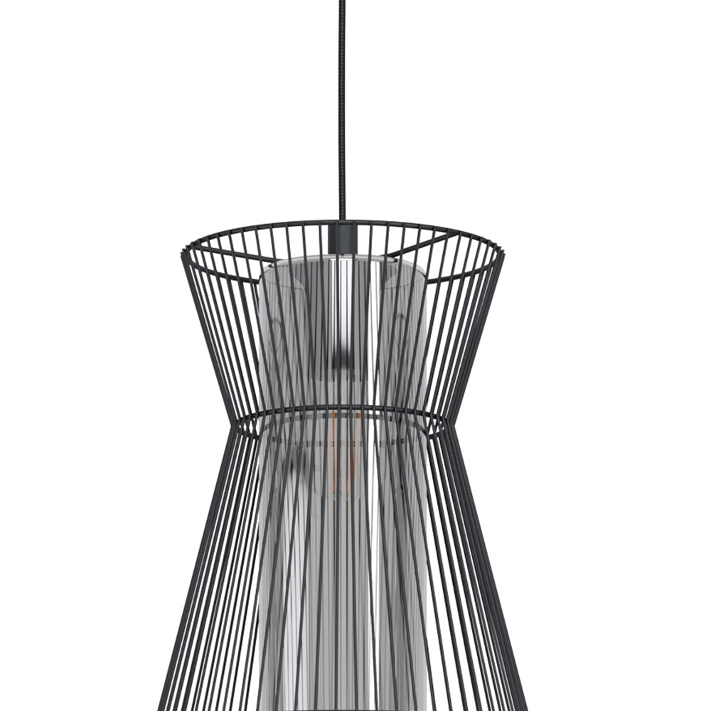 3-light hanging lamp Maseta black Eglo 9002759996345