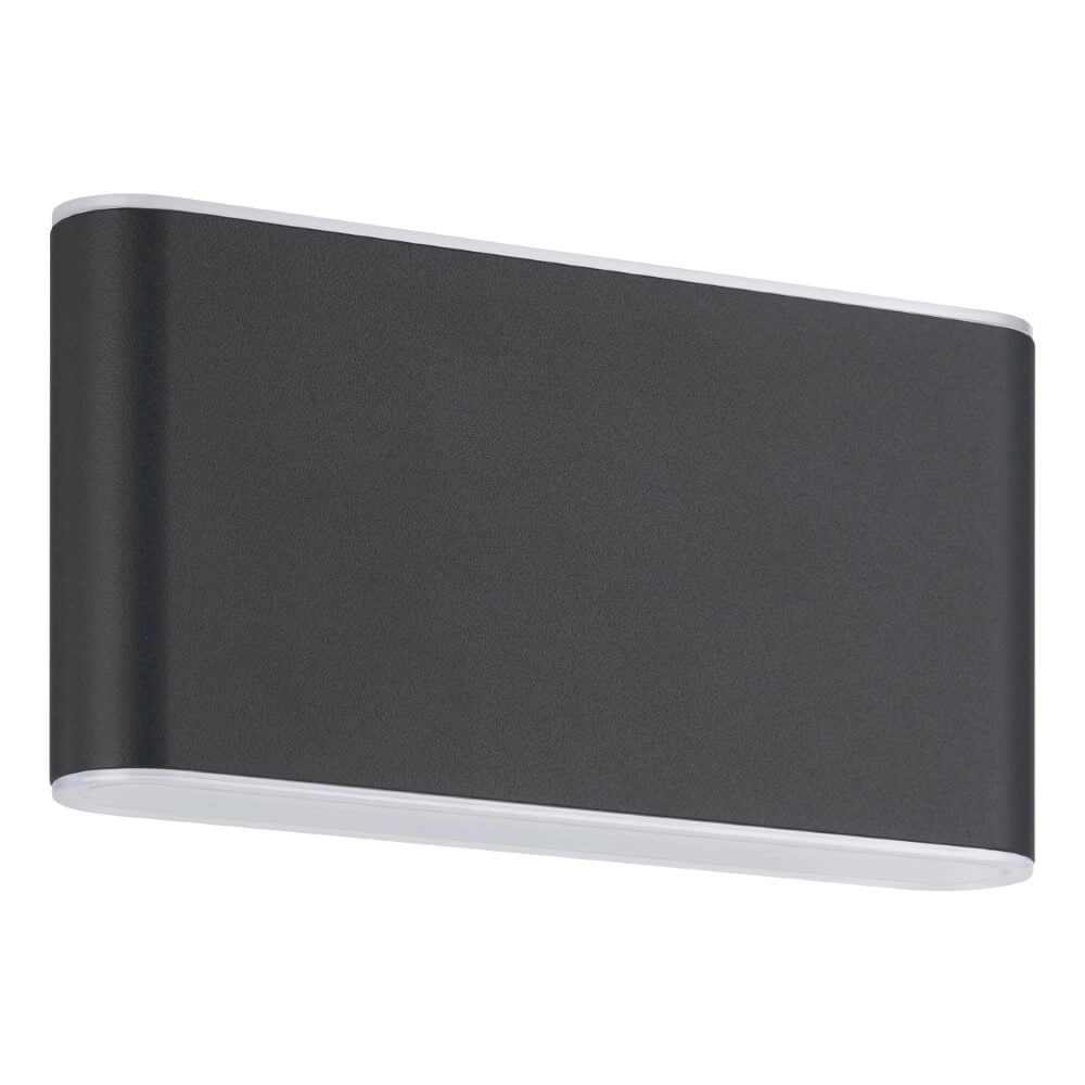 Black wall lamp Grutti 17.5cm