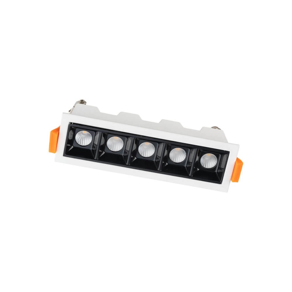White recessed spotlight Midi Led 5x1 LEDs - 4000K