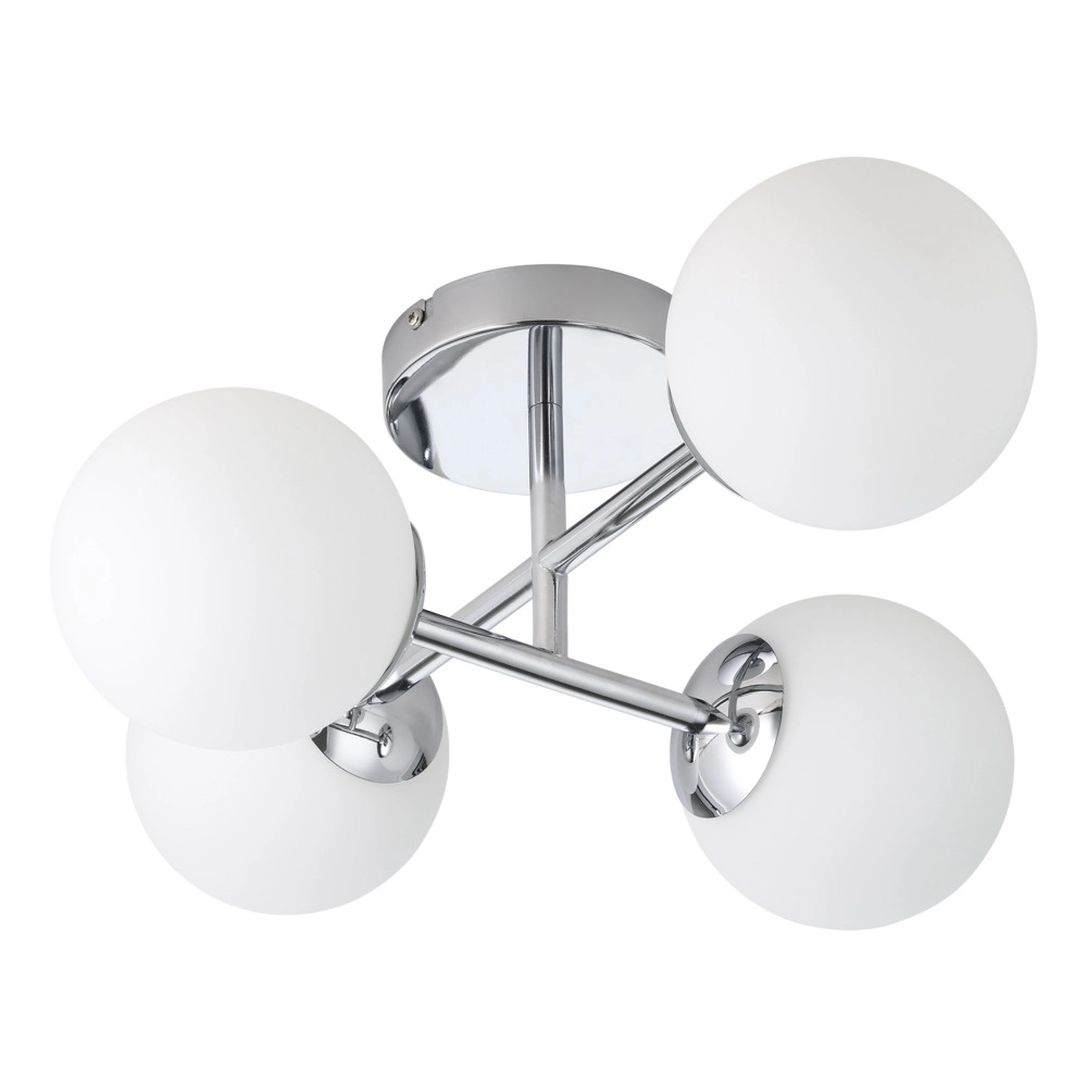 Ceiling lamp Castrovido 4-light chrome