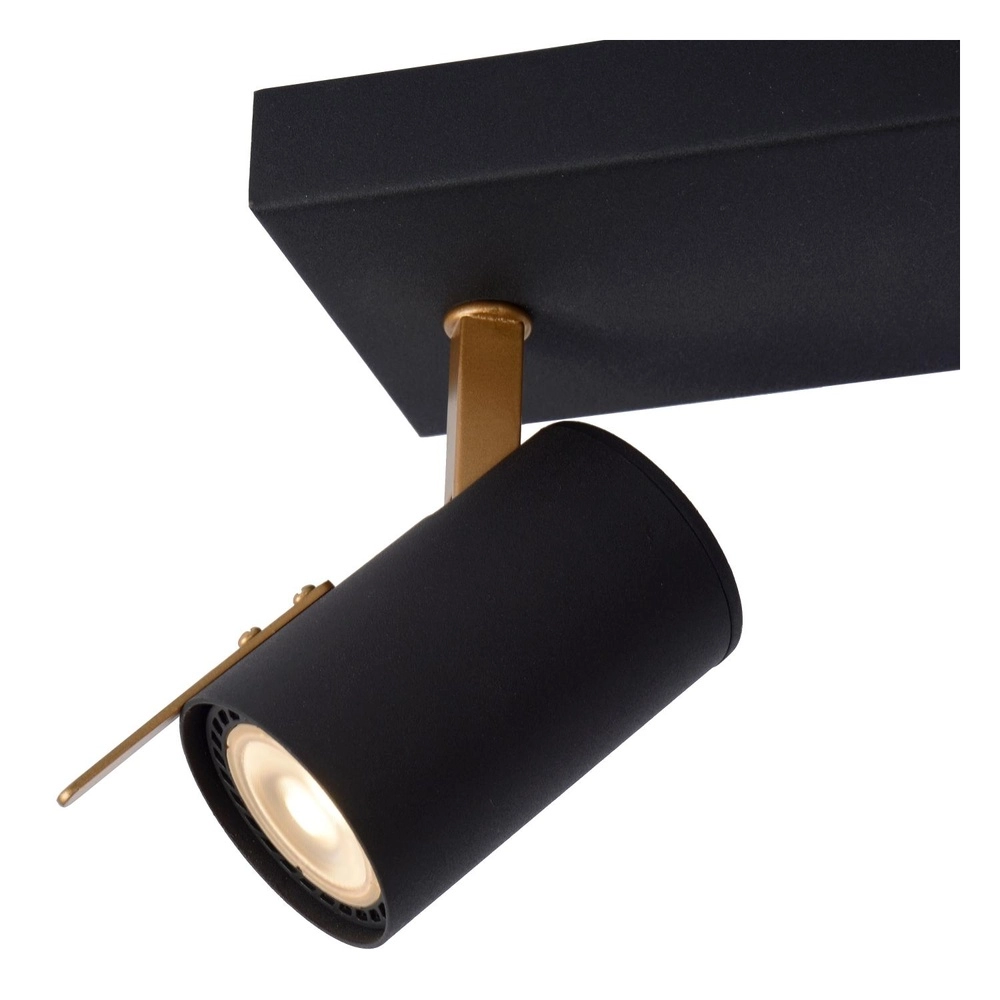 Ceiling lamp Grony 2-light black Lucide 5411212176905