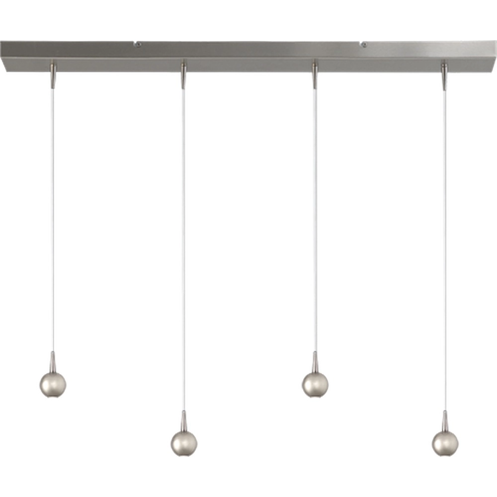 4-light pendant lamp Talana nickel Ø 6cm DTW