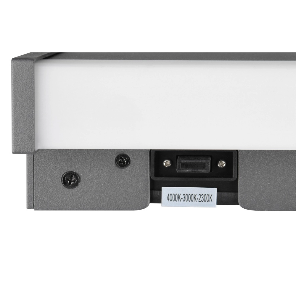 Wall lamp Dawson Design anthracite 60cm Trio 4017807603491