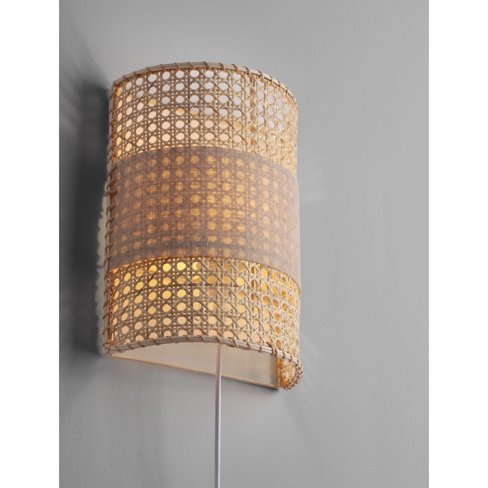 Wall lamp Lum Rattan Lyora 5212017452931