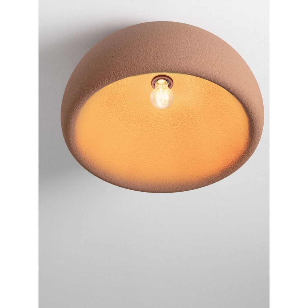 Modern ceiling lamp Davo terracotta Ø 50cm Lyora 5212017495716