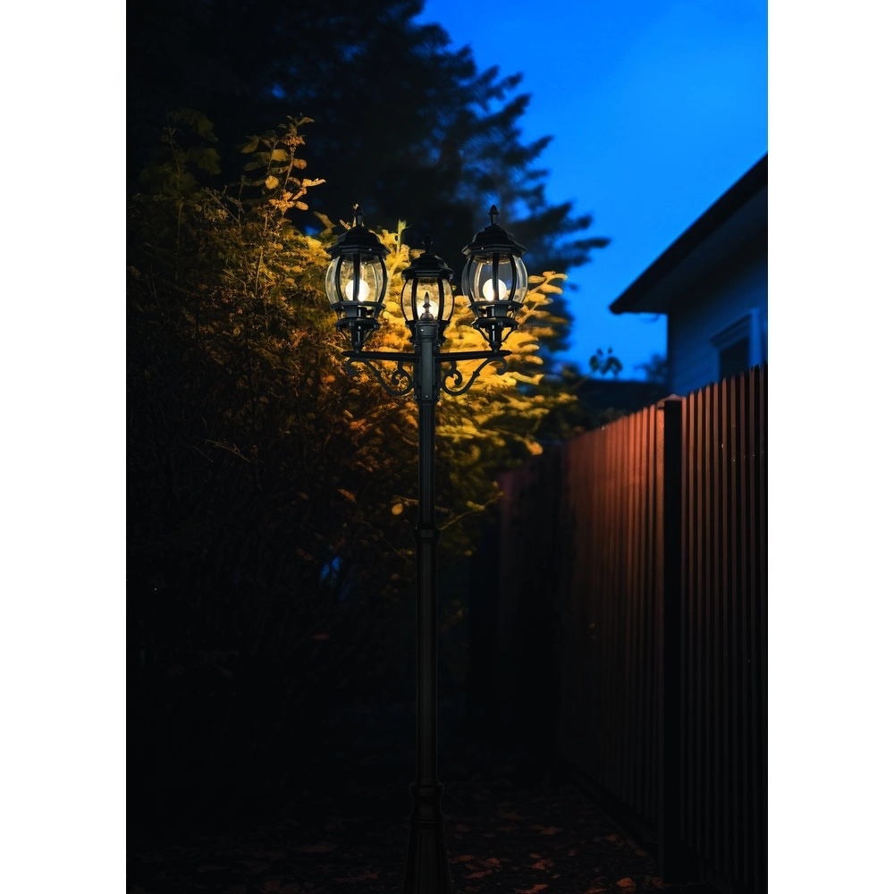 Lantern Elvo 3 crown black Trio 4017807543841