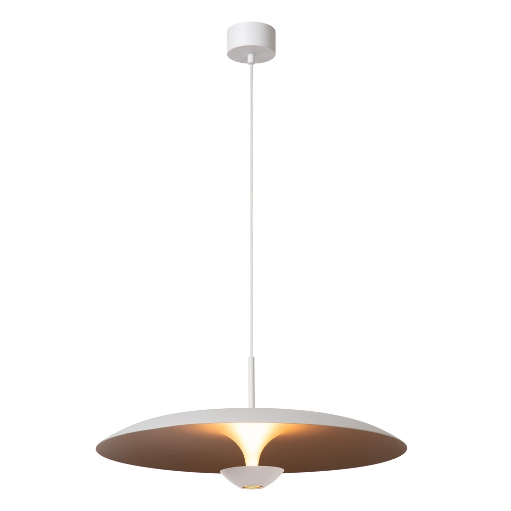 Design pendant lamp Kenneth white Ø 60cm
