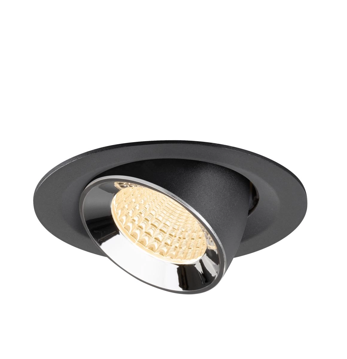 Recessed spotlight Numinos Gimble M black/chrome 2700K - 55deg SLV 4024163312059