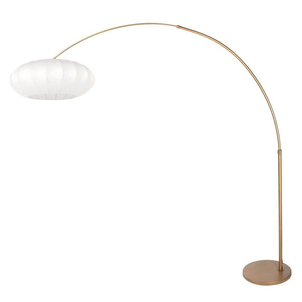 Arc lamp Sparkled Light bronze with white ball shade Ø 45cm Steinhauer 8712746179897